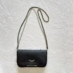 ZV08 ZADIG Women's Shoulder Bag Crossbody Bag Designer Wing Decoration 2 Chain Strap Flip Zipper Sac à Bandouli è re 2023