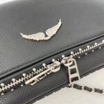 ZV08 ZADIG Women's Shoulder Bag Crossbody Bag Designer Wing Decoration 2 Chain Strap Flip Zipper Sac à Bandouli è re 2023