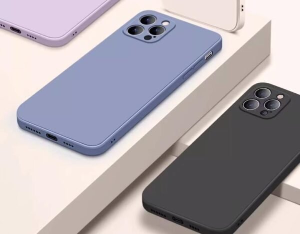 silicone case for iphone 14pro ultra thin brief style anti drop back covers