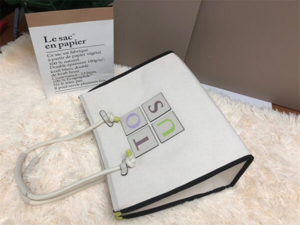 tous large canvas shopping bag 5271-176