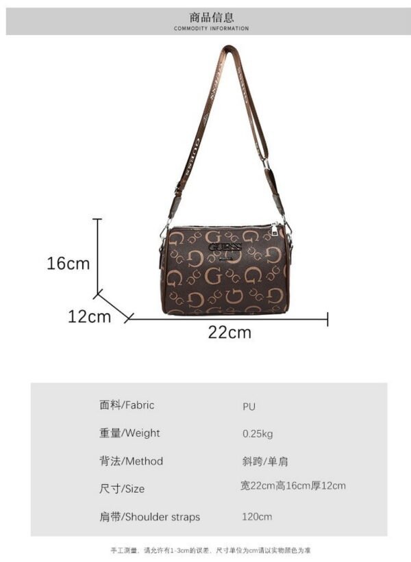 GUESS bag PDD779 size22X12X16cm
